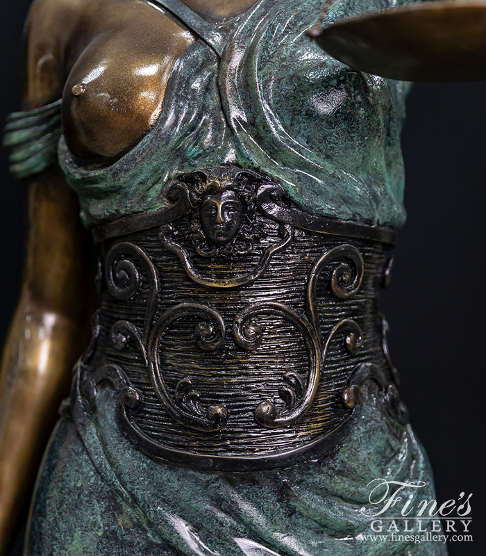 Bronze Statues  - Bronze Lady Of Justice ( 72 Inch Tall )  - BS-1564